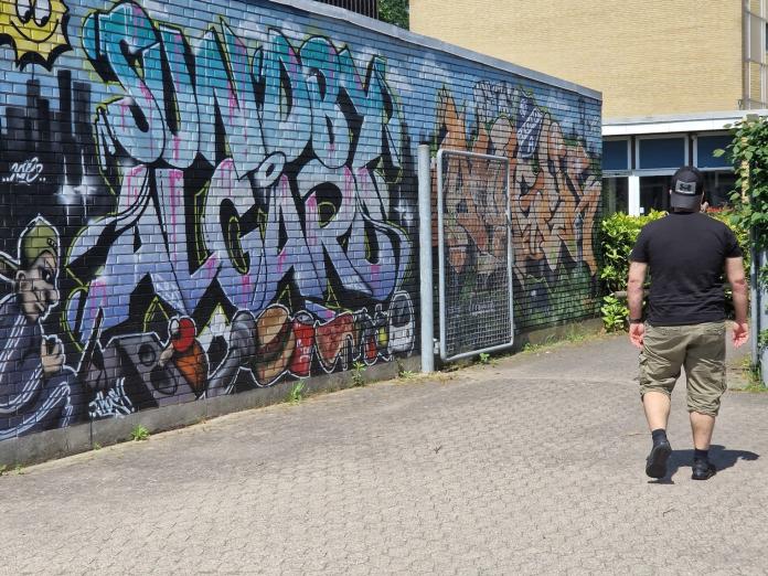 Graffittikunst hos Sundby Algård